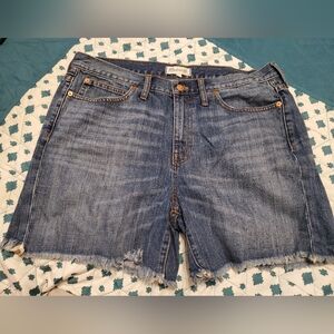 NWOT Madewell High Rise Denim Boyshorts Size 31 NEVER WORN